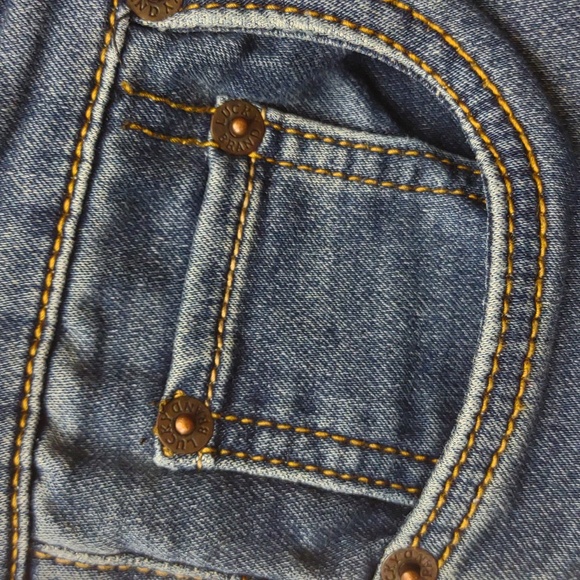 Lucky Brand Boys Billy Straight Stretch 5 Pocket Distressed Blue Jeans - Picture 4 of 12